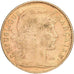 Francia, 10 Francs, Marianne, 1907, Paris, Oro, MBC, KM:846