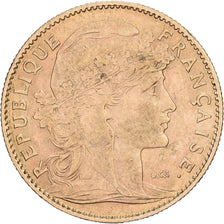 Frankreich, 10 Francs, Marianne, 1906, Paris, Gold, S+, KM:846