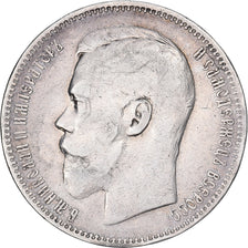 Russie, Nicholas II, Rouble, 1897, St. Petersburg, Argent, TTB, KM:59.3