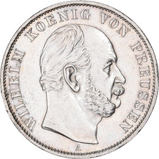 GERMANIA - IMPERO, PRUSSIA, Wilhelm I, Thaler, 1871, Berlin, Argento, BB+