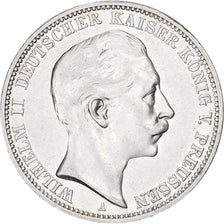 GERMANIA - IMPERO, PRUSSIA, Wilhelm II, 3 Mark, 1912, Berlin, Argento, BB
