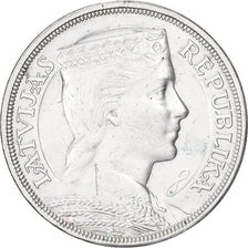 Lettonie, 5 Lati, 1931, Argent, TTB, KM:9