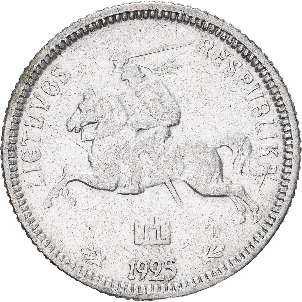 Lithouwen, Litas, 1925, King's Norton, Zilver, KM:76