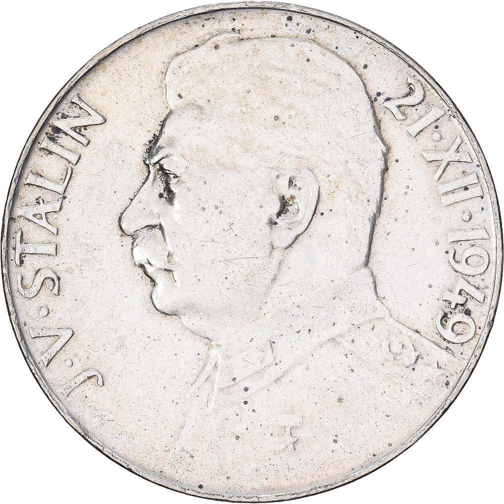 Checoslovaquia, 50 Korun, 1949, Plata, MBC+, KM:28