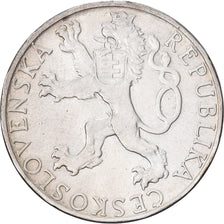 Cecoslovacchia, 50 Korun, 1948, Argento, BB+, KM:25