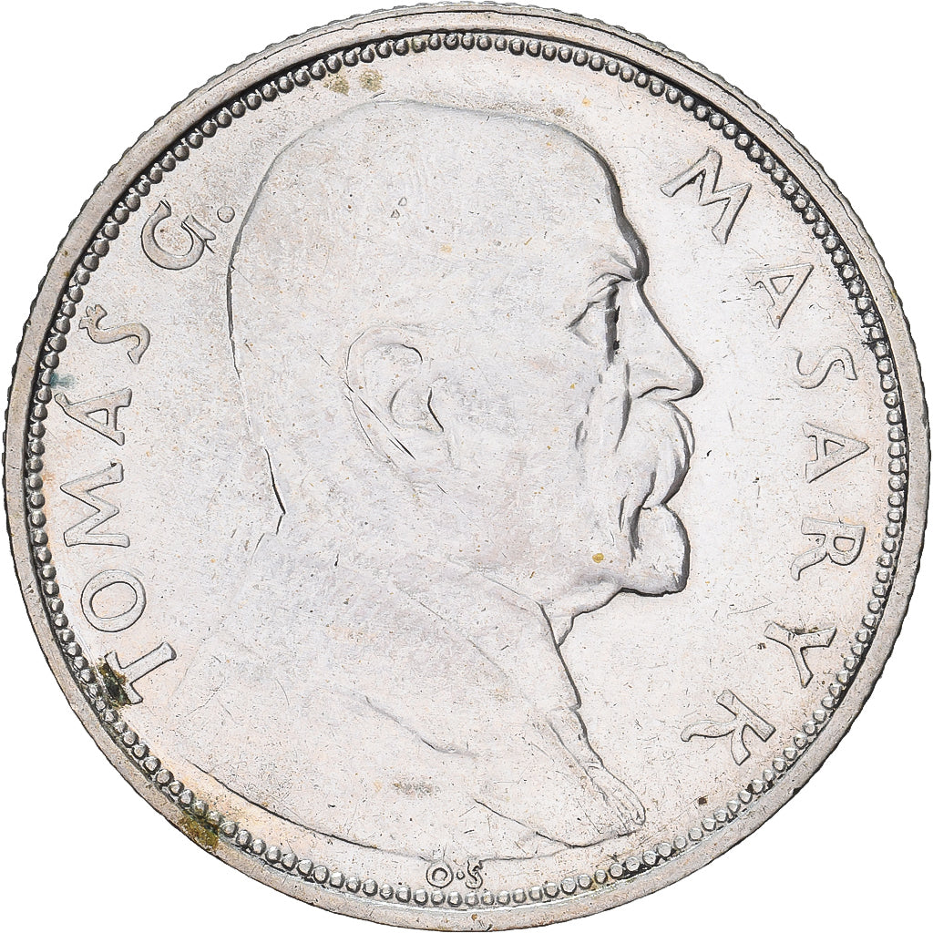Czechosłowacja, 10 Korun, 1928, Srebro, EF(40-45), KM:12