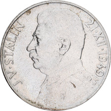 Czechoslovakia, 100 Korun, 1949, Silver, AU(50-53), KM:30