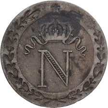 Francia, 10 Centimes, Napoléon I, 1809, Paris, Biglione, MB+, KM:676.1