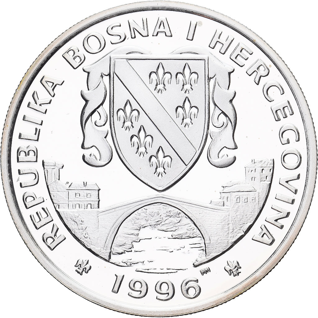 Bosnia and Herzegovina, 14 Euro, 1996, Silber, KM:88