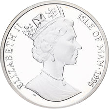 Isle of Man, Elizabeth II, 10 Euro, 1996, Silver, MS(65-70), KM:718