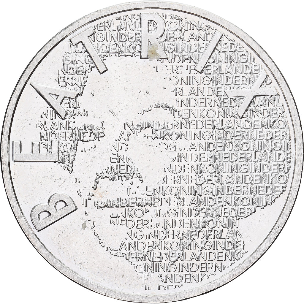 Netherlands, Beatrix, 5 Euro, Vincent Van Gogh, 2003, Utrecht, Silver