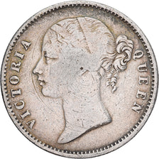 India, Victoria, Rupee, 1840, Calcutta, Silver, VF(30-35), KM:458.1