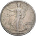 Half Dollar, Walking Liberty Half Dollar, 1943, Philadelphia, Plata, MBC, KM:142
