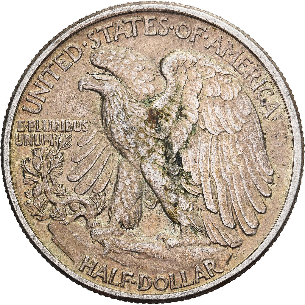 United States, Half Dollar, Walking Liberty Half Dollar, 1942, Philadelphia