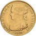 Spain, Isabel II, 100 Reales, 1862, Madrid, Gold, AU(55-58), KM:605.1