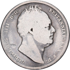 Great Britain, William IV, 1/2 Crown, 1836, London, Silver, VF(20-25), KM:714.2