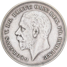 Great Britain, George V, Crown, 1935, Silver, EF(40-45), KM:842