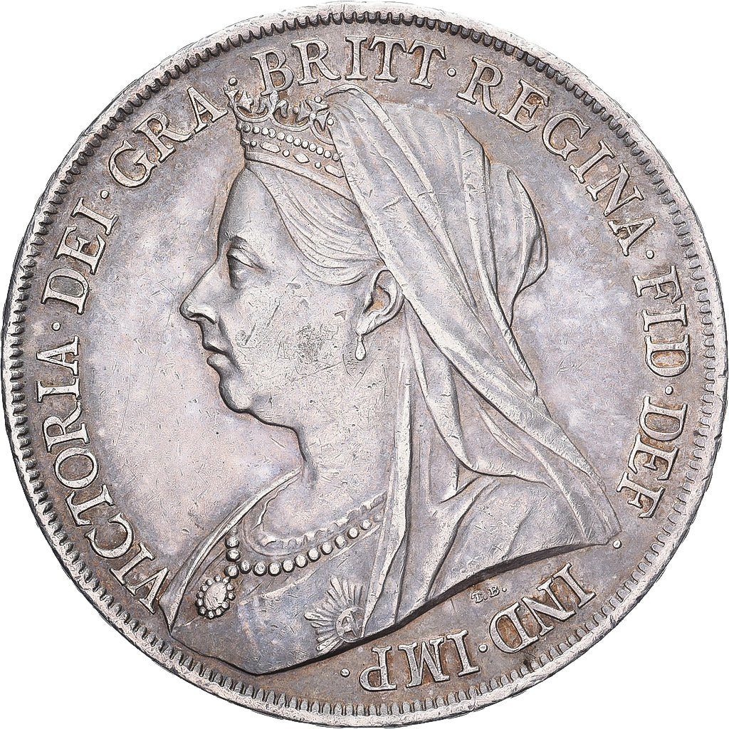 Grande-Bretagne, Victoria, Crown, 1899, Londres, Argent, SUP, KM:783