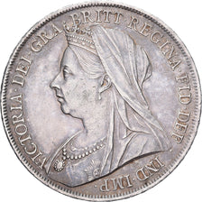 Grande-Bretagne, Victoria, Crown, 1899, Londres, Argent, SUP, KM:783