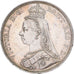 Great Britain, Victoria, Crown, 1887, London, Silver, AU(50-53), KM:765