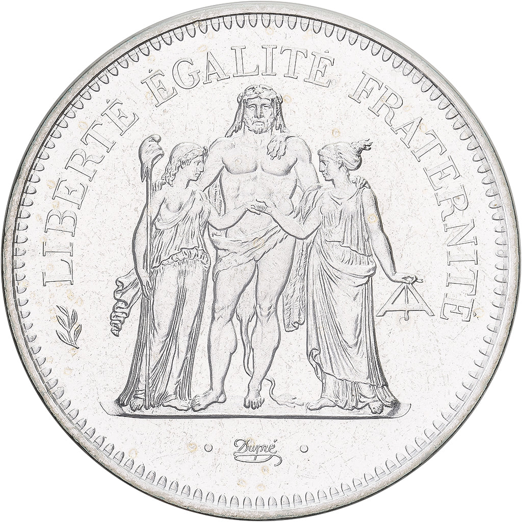 France, 50 Francs, Hercule, 1980, Paris, Silver, MS(65-70), KM:941.1
