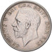 Grã-Bretanha, George V, Florin, Two Shillings, 1929, British Royal Mint, Prata