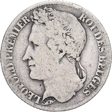 Belgium, Leopold I, Franc, 1844, Brussels, Silver, VF(30-35), KM:7.1