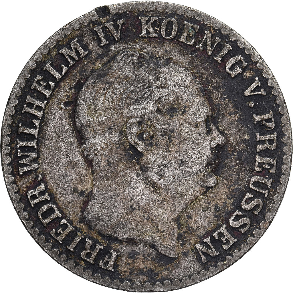 Landy niemieckie, PRUSSIA, Friedrich Wilhelm IV, 2-1/2 Silber Groschen, 1855