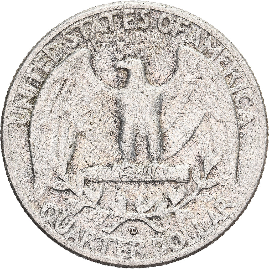 Estados Unidos, Quarter, Washington Quarter, 1956, Denver, Plata, MBC, KM:164