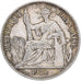 Indochine française, 20 Cents, 1921, Paris, Argent, TB+, KM:17.1