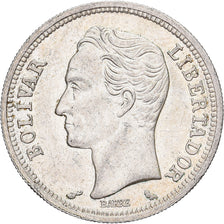 Venezuela, Bolivar, 1965, Silver, EF(40-45), KM:37a