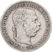 Austria, Franz Joseph I, Corona, 1893, Vienna, Plata, MBC, KM:2804