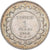 Tunisië, Muhammad al-Nasir Bey, Franc, 1916, Paris, Zilver, PR, KM:238