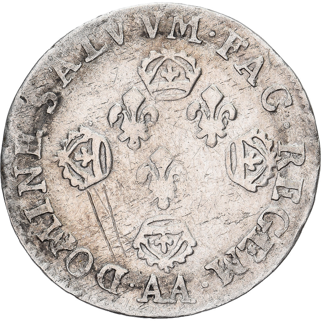 France, Louis XIV, 10 Sols-1/8 Ecu, 10 Sols aux couronnes de Metz, 1707, Metz