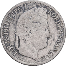 France, 1/2 Franc, Louis-Philippe, 1842, Bordeaux, Silver, VF(20-25), KM:741.7