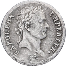 France, 1/2 Franc, Napoléon I, 1814, Paris, Argent, TB+, KM:691.1