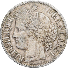 France, 2 Francs, Cérès, 1887, Paris, Silver, VF(30-35), KM:817.1