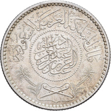 Saudi Arabia, UNITED KINGDOMS, 1/4 Riyal, 1935/AH1354, Silver, AU(55-58), KM:16