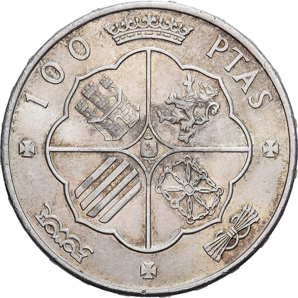 Spanien, Caudillo and regent, 100 Pesetas, 1968, Madrid, Silber, SS+, KM:797