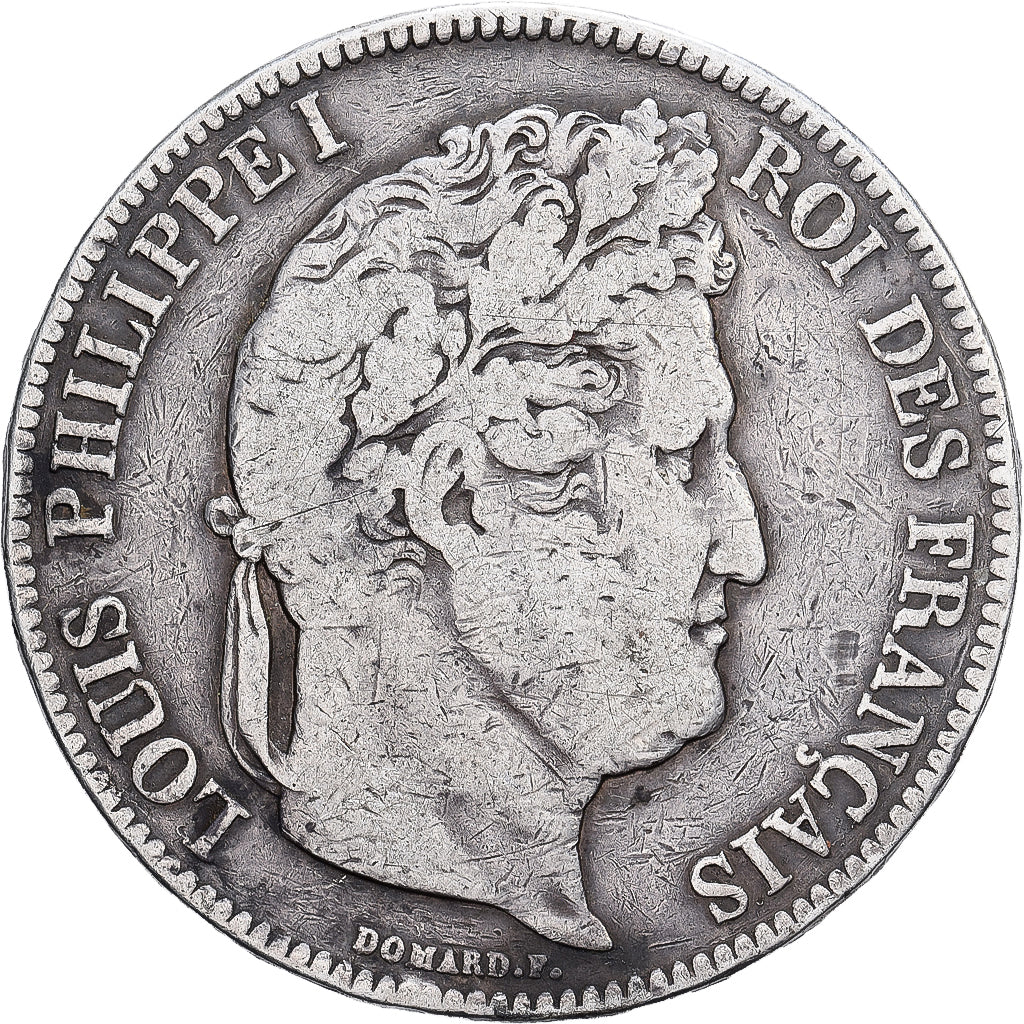 France, 5 Francs, Louis-Philippe, 1834, La Rochelle, Argent, TB, KM:749.5