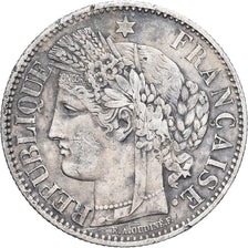 Francia, 2 Francs, Cérès, 1849, Paris, Argento, MB+, KM:760.1