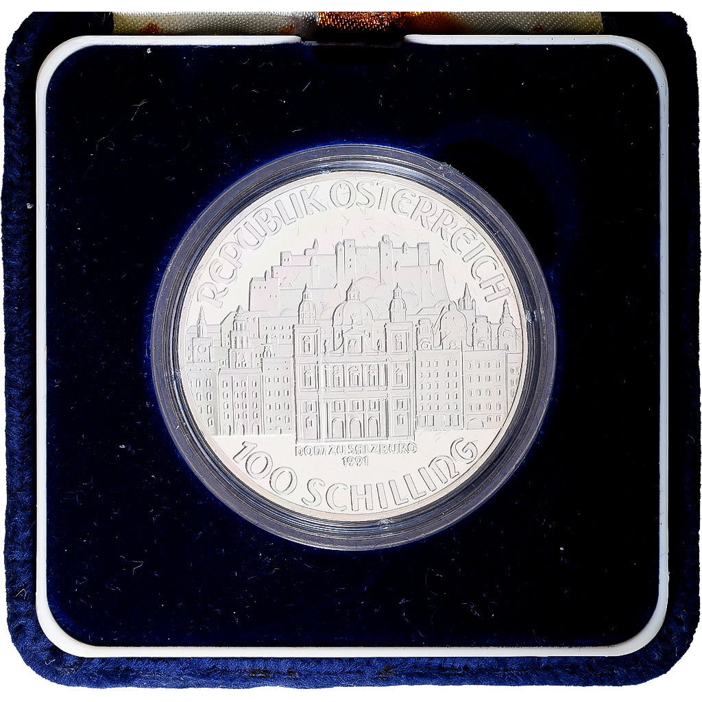 Autriche, 100 Schilling, 1991, Vienne, Argent, FDC, KM:2996