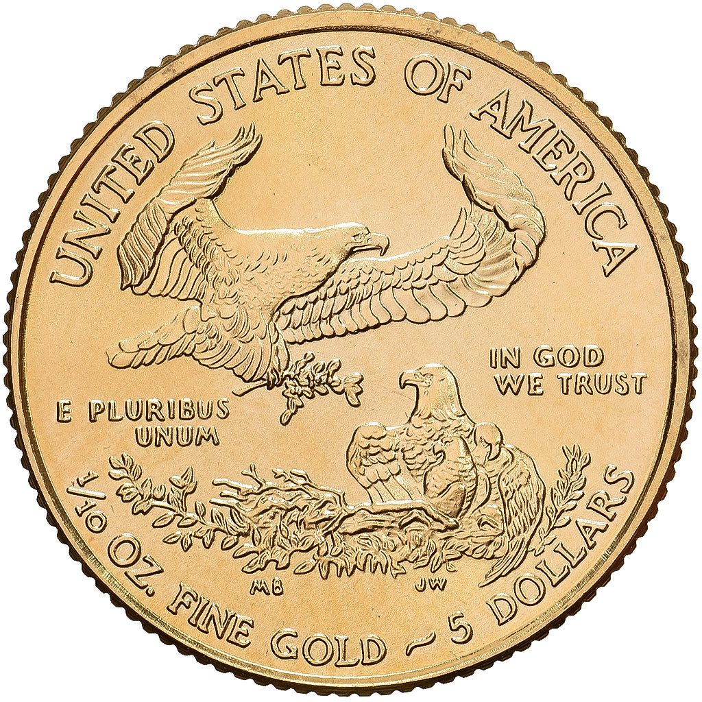 Vereinigte Staaten, 5 Dollars, 1/10 Oz, 2013, Philadelphia, Gold, UNZ+