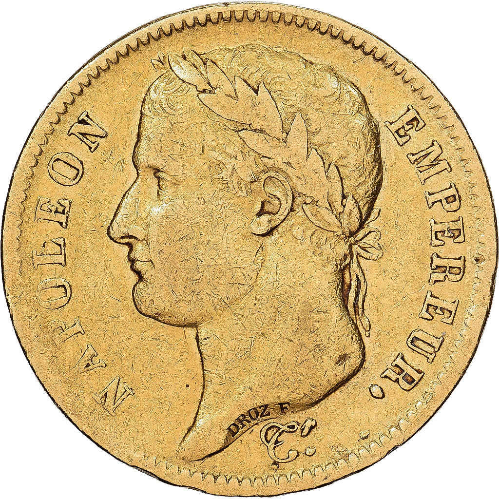 Francia, 40 Francs, Napoléon I, 1811, Paris, Oro, MB+, KM:696.1