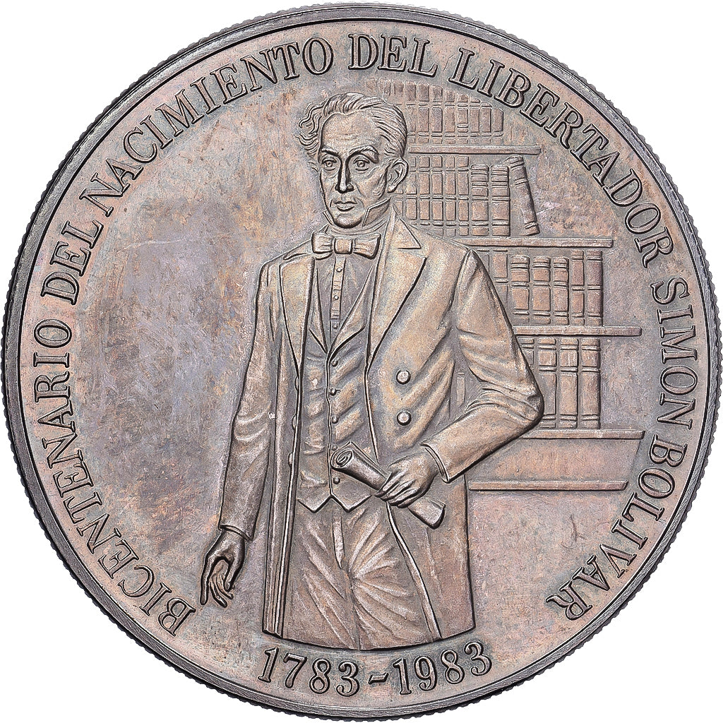 Venezuela, 100 Bolivares, 1983, Werdohl, Plata, EBC+, KM:58