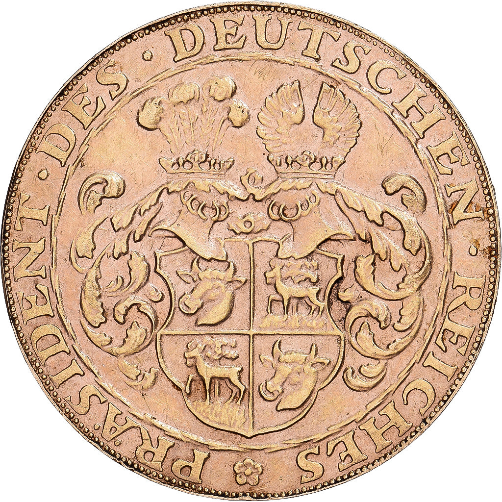 Germania, 10 Mark, 1928, Berlin, Oro, SPL, KM:M5