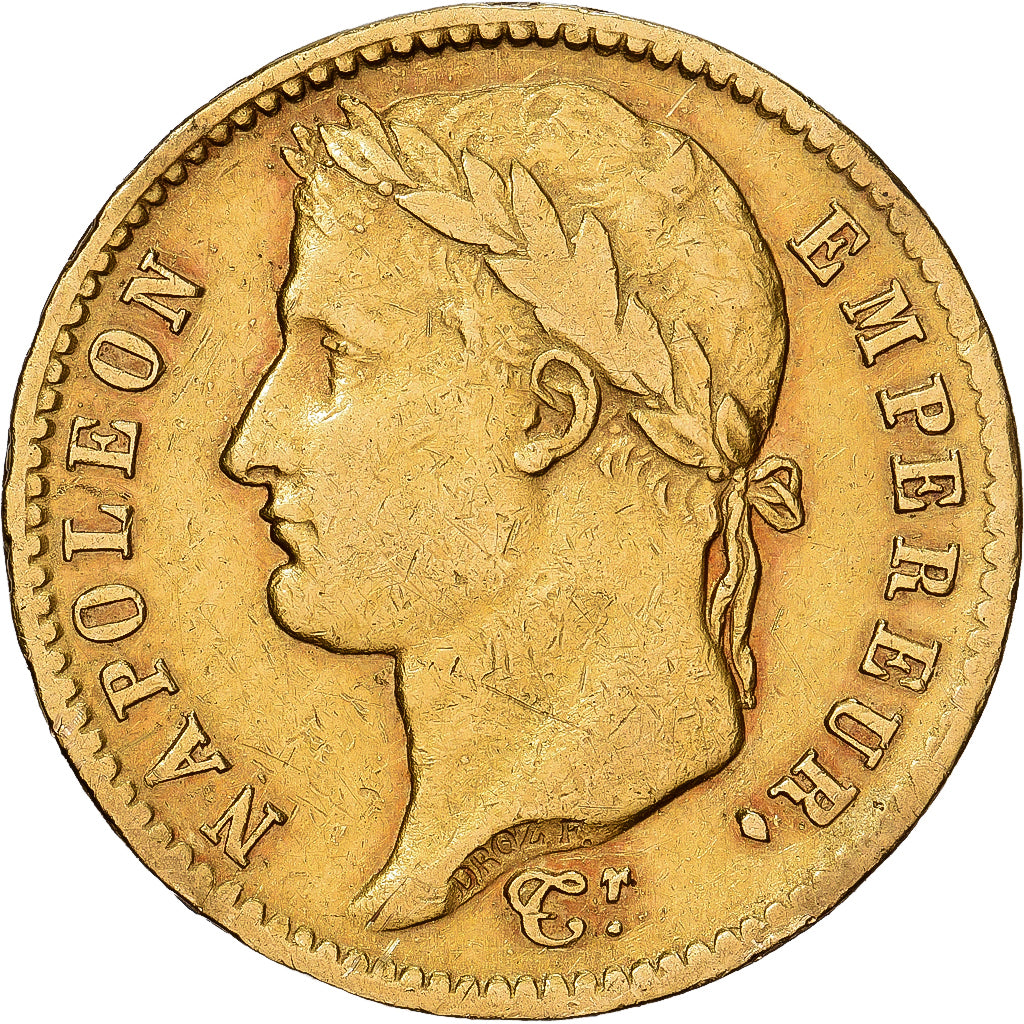 20 Francs, Napoléon I, 1812, Paris, Gold, KM:695.1