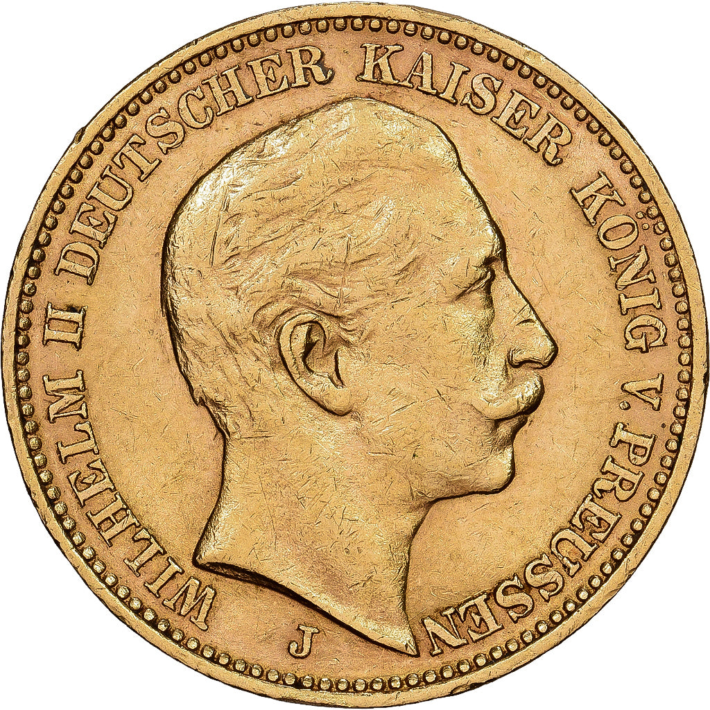 Empire allemand, PRUSSIA, Wilhelm II, 20 Mark, 1905, Hamburg, Or, TTB, KM:521