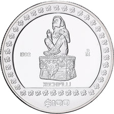 Mexico, 100 Pesos, 1992, Mexico City, Silver, MS(64), KM:562