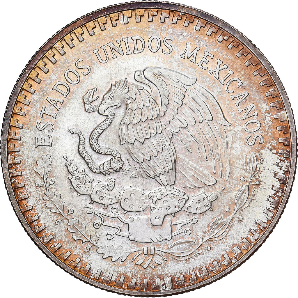 México, Onza, Troy Ounce of Silver, 1992, Mexico City, Prata, MS(60-62)
